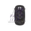 Verre de rétroviseur - Verre de rétroviseur rétroviseur extérieur compatible pour Fiat FT88560