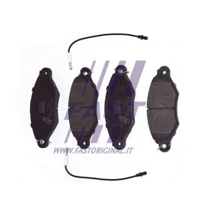 Plaquettes de frein - Kit de plaquettes de frein frein à disque compatible pour Renault Citroën FT29532