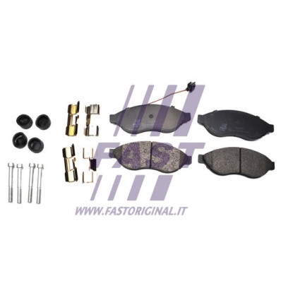 Plaquettes de frein - Kit de plaquettes de frein frein à disque compatible pour Fiat Peugeot Citroën FT29130HD