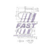 Plaquettes de frein - Kit de plaquettes de frein frein à disque compatible pour Lancia FT29164