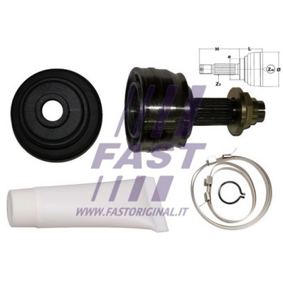 Joint homocinétique de transmission - Jeu de joints arbre de transmission compatible pour BMW Alfa Romeo Ford Fiat abarth Lan...