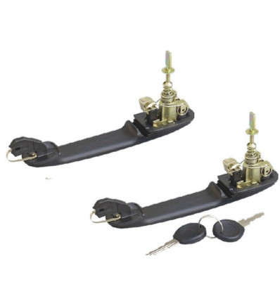 2x Poignee de porte gauche / droite Vw Polo 6N de 1994-2001 Poignée de porte