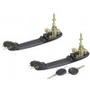 2x Poignee de porte gauche / droite Vw Polo 6N de 1994-2001 Poignée de porte