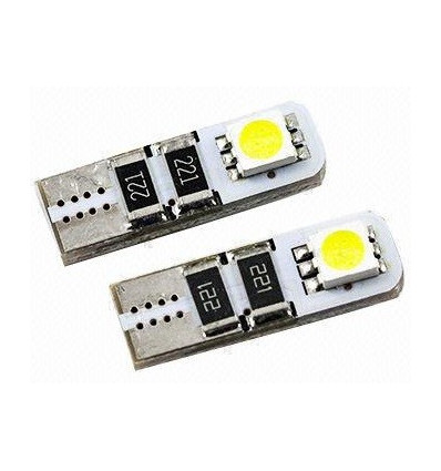 Lot de 2 ampoules veilleuse a LED w5w Ampoule Xenon