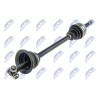 Cardan - Arbre de transmission avant gauche NTY NPW-RE-165 pour Nissan Renault NPW-RE-165