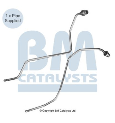 Catalyseurs et Filtres à particules - Conduite à pression de filtre à particules Bm Catalysts PP11188A pour Citroën Peugeot P...