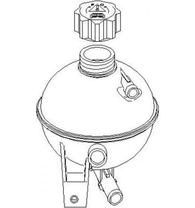 Bocal vase d expansion Peugeot 307 avec bouchon Vase D expansion