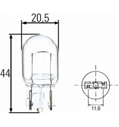 Ampoule w21w Ampoule Halogène (standard)
