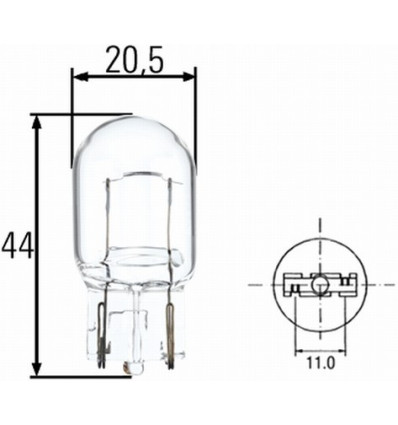 Ampoule feu diurne - Ampoule w21w 1 987 302 251