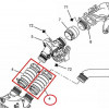 Durite turbo - Durite de turbo souple pour Peugeot Citroën 1.6 Hdi 127mm BF-818009