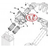 durite de Turbo souple Peugeot Citroen 1.6 Hdi 92mm
