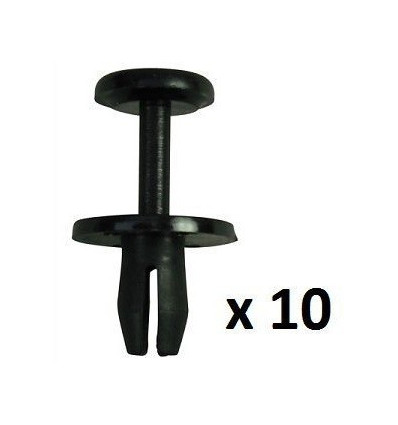 Pare-boue - 10 clips de pare boue pare choc pour Citroën Peugeot BF-VCF485*10