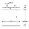 Chauffage et ventilation - Radiateur de chauffage pour Iveco daily de 1999 à 2011 0220150003B