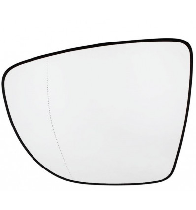 Glace de retroviseur gauche avec support Renault Clio 4 Captur