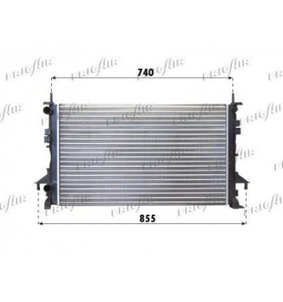 Radiateur de moteur Renault Espace 4 Laguna 2 Vel Satis 2.0 2.2 Dci