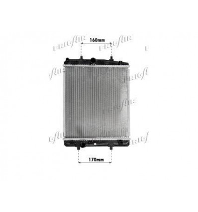 Radiateur moteur - Radiateur moteur pour Citroën C1 Peugeot 107 Toyota Aygo 1.4 Hdi 0103.3069