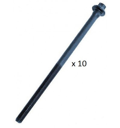 Jeu de 10 vis de culasse Dacia Almera Micra Renault Clio 2 Grand Scenic 2 Kangoo Megane 2 Modus Scenic 2 Twingo 2 1.5 Dci Ren...