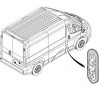 Interrupteur Bouton de contact porte lateral Citroen Jumper Fiat Ducato Peugeot Boxer Apres 2006 Bouton de warning