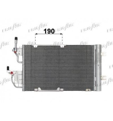 Condenseur de climatisation - Condenseur de climatisation pour Opel Astra H Zafira B 1.9 Cdti 0807.2033
