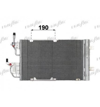 Condenseur de climatisation Opel Astra H Zafira B 1.9 Cdti Radiateur de chauffage