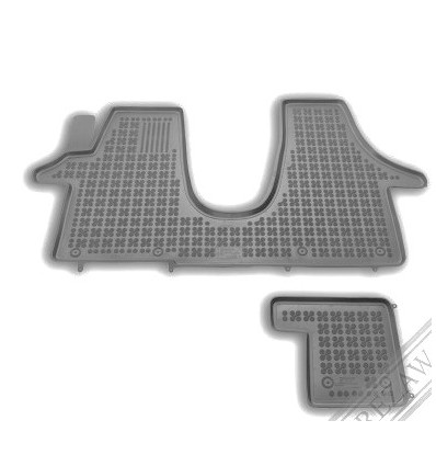 Tapis protection de coffre et sol - Tapis de sol pour Volkswagen Transporter T5 Multivan T6 200109PL