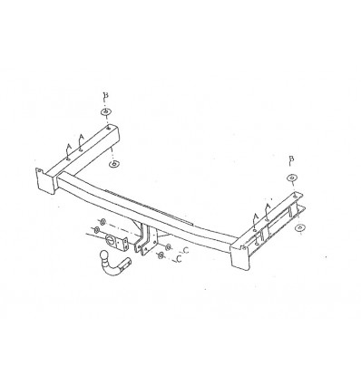 Attelage Audi A4 Break de 2000 a 2008