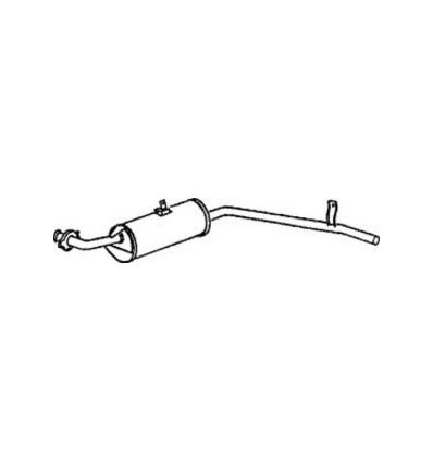Silencieux - Silencieux arrière pour Suzuki Samourai 53 4 019