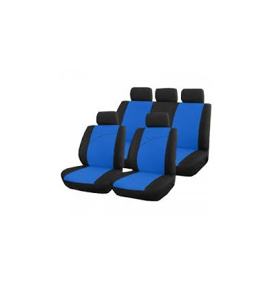 Housses de sieges et d appuis-tête bleu Universelle Victoire Equipement Interieur