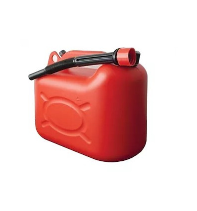 Jerrican plastique rouge 20 L 