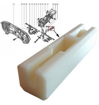 Clips de fixation cable d embrayage Renault Laguna