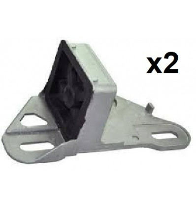 Silent bloc d'échappement - 2 Silents Bloc support silencieux d Echappement pour Renault Clio 2 BF-913019*2