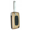 Coque de cle GOLD Citroen C4 Picasso C5 C8 Jumpy 3 Peugeot 207 307 308 407 508 3008 5008 RCZ coque de clé citroen