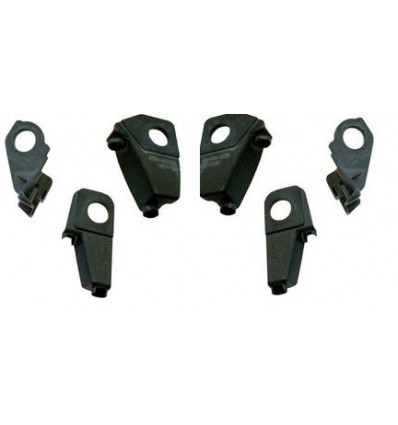 Pate de fixation - Kit réparation Pattes de fixation phare optique gauche droit pour Volkswagen Golf 6 BF-VHL31 + BF-VHL32