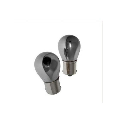2 Ampoules P21W S25 12V 21W BA15s Chrome Ampoule Halogène (standard)
