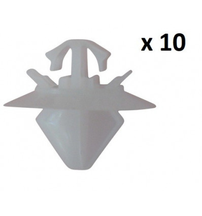 10 Clips panneau de porte Citroen C4 Fiat Scudo Peugeot Expert 