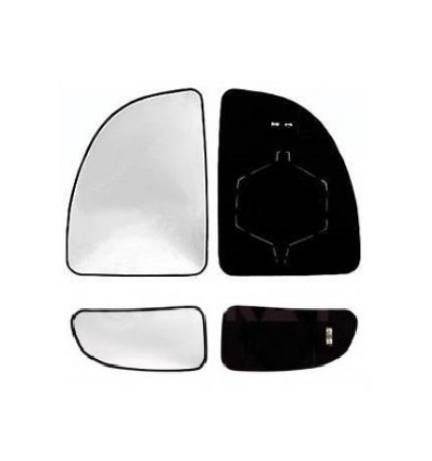 Glaces de retroviseur superieure + inferieure gauche Citroen Jumper Fiat Ducato Peugeot Boxer 1999-2001