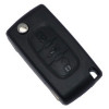 Coque de cle Citroen C4 Peugeot 207 307 407 (Bouton coffre + Emplacement de pile) coque de clé citroen