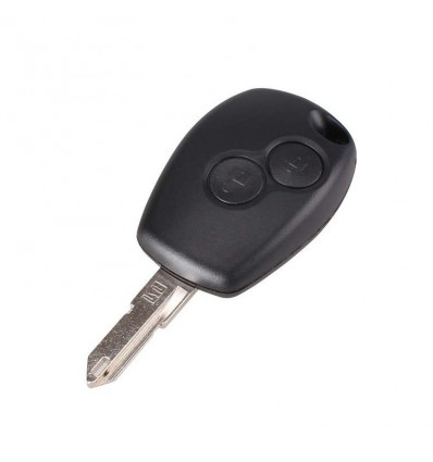 Coque de cle Renault Clio 3 Kangoo 2 Master Modus Twingo 2 (2 Boutons + Emplacement de pile) coque de clé