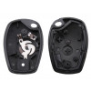 Coque de cle Renault Clio 3 Kangoo 2 Master Modus Twingo 2 (2 Boutons + Emplacement de pile + Lame)