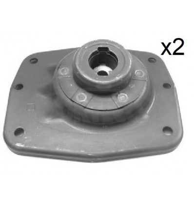 Coupelle d'amortisseur - 2 Coupelles d'amortisseur pour Citroën Evasion C8 Jumpy Fiat Scudo Ulysse Peugeot 806 807 Expert 722...