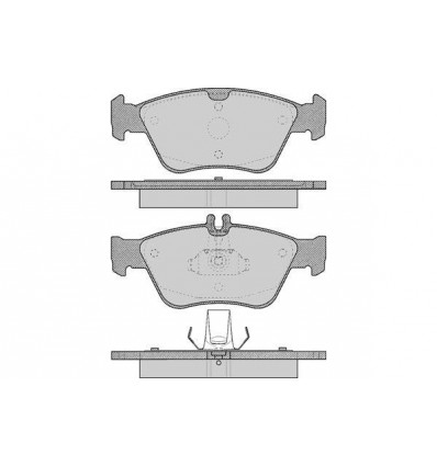 Plaquettes de frein - Plaquette de frein pour mercedes RBP077