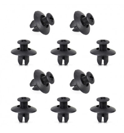 10 Clips de fixation pare boue Chevrolet Honda Mazda Nissan Toyota Nissan