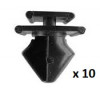 10 Clips de garniture de porte Citroen Peugeot Renault 