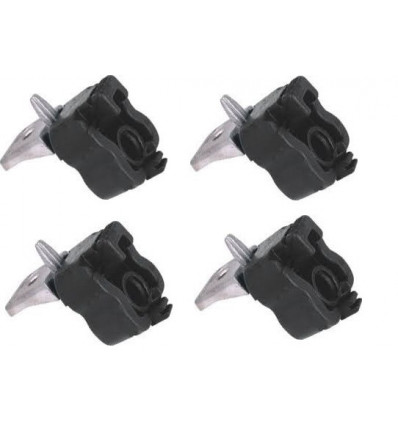 4 Silents Bloc Support Echappement Renault Clio 2 Twingo 2